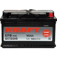Автомобильный аккумулятор KRAFT EFB R+ (90 А·ч)