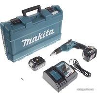 Шуруповерт для гипсокартона Makita DFS451RFE (с 2-мя АКБ, кейс)