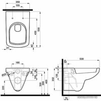 Унитаз подвесной Kolo Nova Pro [M33123]
