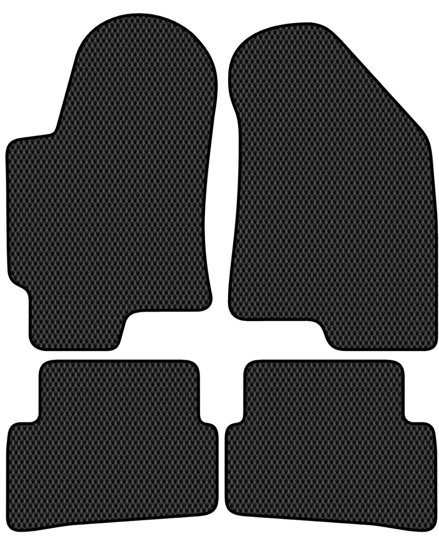 

Комплект ковриков для авто Alicosta Hyundai Coupe II (купе / GK) 2002 - 2006 (черный, ромб)