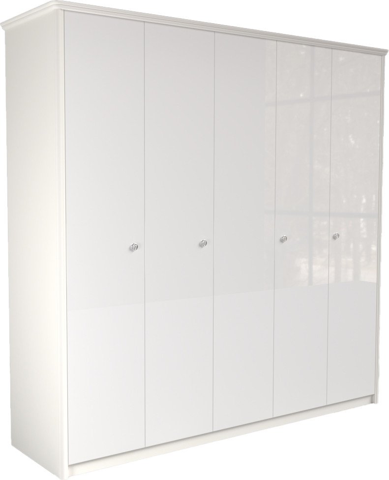 

Шкаф распашной ФорестДекоГрупп Опера 5-х створчатый (белый)