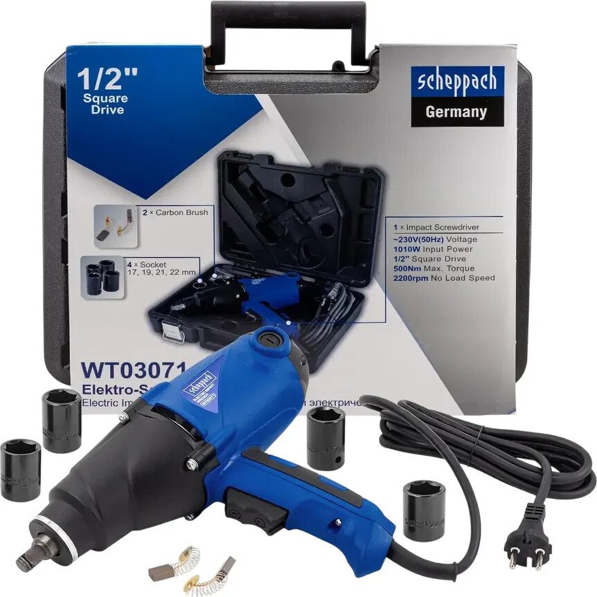 

Гайковерт Scheppach Sch-WT03071 (кейс)