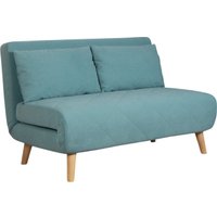 Диван DiArt Элли 1200 (велюр Selfie aquamarine/ножки светлые)