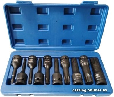Набор трещотка с головками ForceKraft FK-41013MPB (10 предметов)