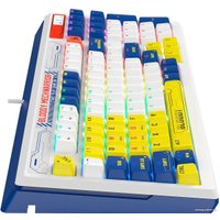 Клавиатура A4Tech Bloody B950 (белый/синий, Light Strike Libra Brown)