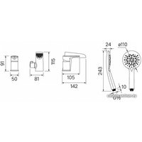 Смеситель IDDIS Cloud CLOSB3Ki07