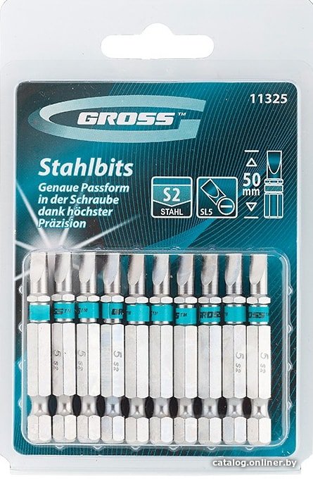 Набор головок слесарных GROSS 11325 (10 предметов)