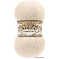 Пряжа для вязания Alize Angora gold 67 (550 м, молочно-бежевый)