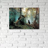 Картина Stamprint Утро в сосновом лесу И. И. Шишкин PT023 (50x70)