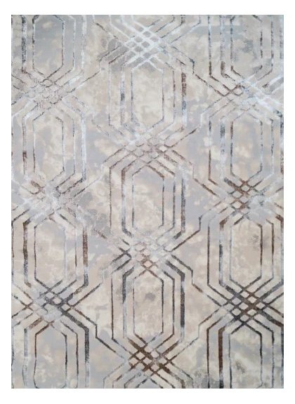 

Ковер для жилой комнаты Bossan Sienna 4745A-KGRI-BEJ 200x290