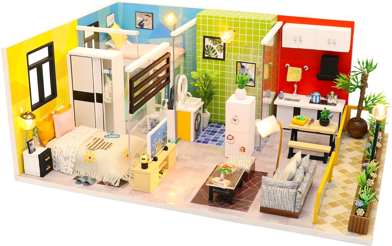 

Румбокс Hobby Day DIY Mini House Квартирный вопрос (M043)
