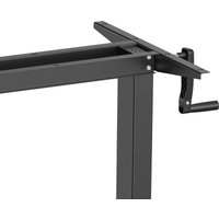 Подстолье для работы стоя ErgoSmart Manual Desk Light (черный) в Витебске