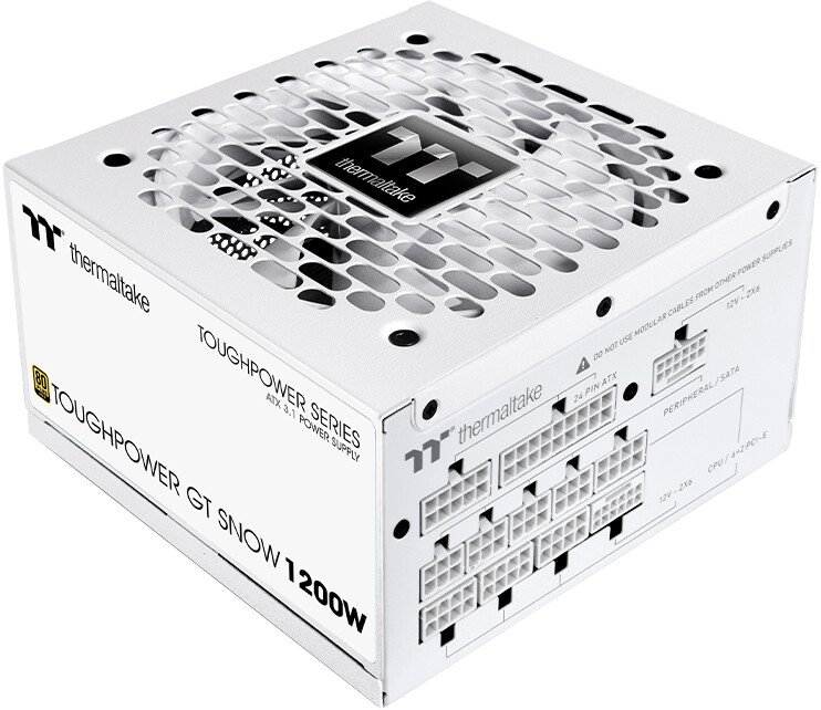 

Блок питания Thermaltake Toughpower GT Snow 1200W PS-TPT-1200FNFAGE-W