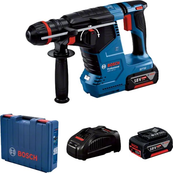 

Перфоратор Bosch GBH 187-LI Professional 0611923121 (с 2-мя АКБ, кейс)