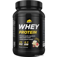 Протеин сывороточный (концентрат) Prime Kraft Whey Strawberry White Chocolate (900г, клубника/белый шоколад)