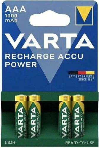 Аккумулятор Varta AAA 1000mAh 4 шт. (05703)