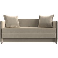 Диван Лига диванов Лига-011 117452 (микровельвет бежевый) в Гродно