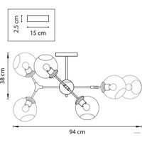 Люстра средней высоты Lightstar Beta 785067