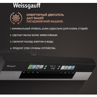 Отдельностоящая посудомоечная машина Weissgauff DW 6140 Inverter Real Touch AutoOpen