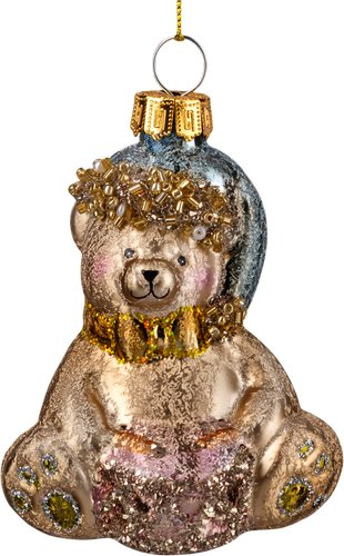 Елочная игрушка Erich Krause Decor. Медвежонок с барабаном 64411