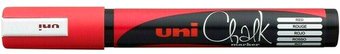 Маркер художественный UNI Mitsubishi Pencil Chalk 1.8-2.5 мм PWE-5M RED (красный)