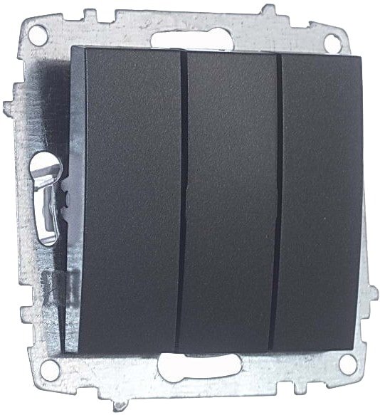 

Выключатель Elbi Zena-Vega 609-011100-254 (графит)