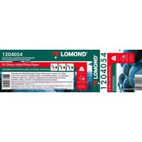 Фотобумага Lomond XL Glossy Inkjet Photo Paper 610 мм х 30 м 170 г/м2 1204054