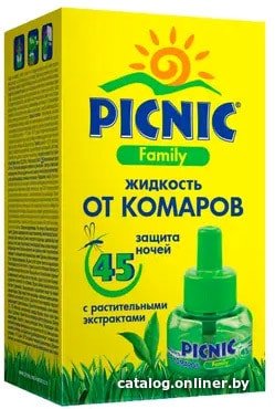 Жидкость для фумигатора Picnic Family 45 ночей 30 мл