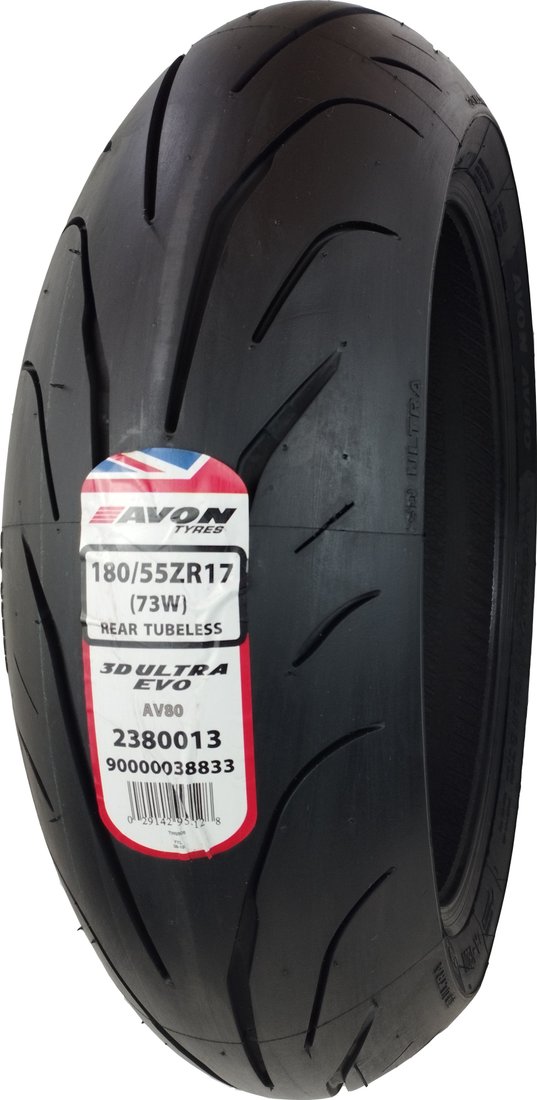 

Гоночные мотошины Avon 3D Ultra EVO AV80 190/50R17 73W Rear