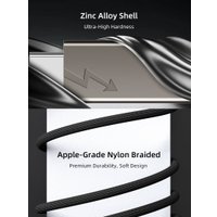 Кабель Cabletime USB 4 USB Type-C - USB Type-C (1 м, черный)