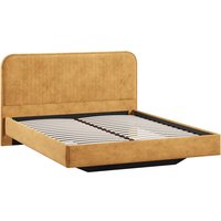 Кровать Трия Тиффани Тип 1 180x200 (микровелюр Wellmart Yellow)