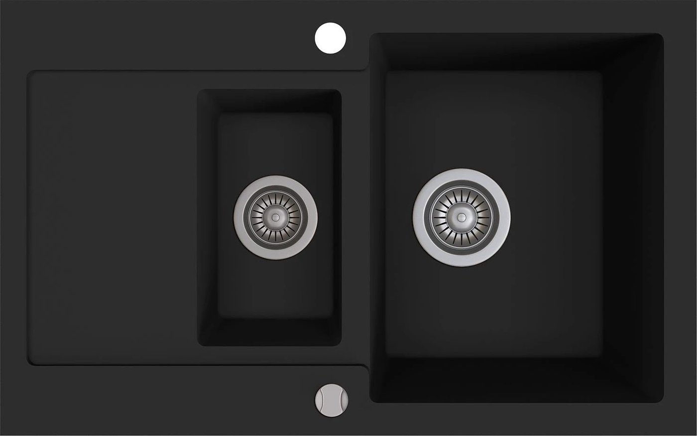 

Кухонная мойка Kernau KGS H 6080 1.5B1D Deep Black
