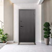 Металлическая дверь Guard 96x205x7 правая (серебристый/белый матовый)