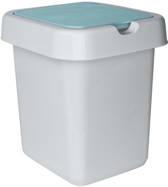 Мусорное ведро Svip SV4242 (белый/голубой)