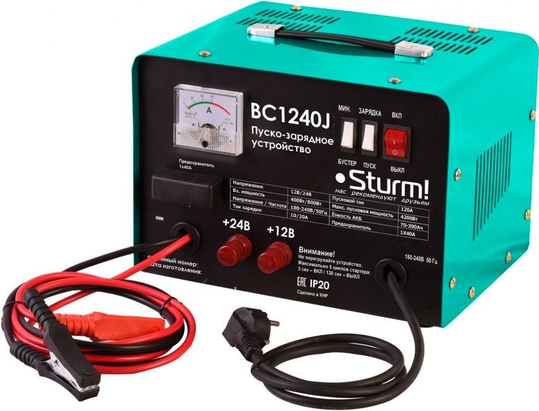 

Пуско-зарядное устройство Sturm BC1240J