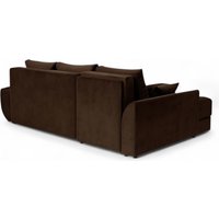 Угловой диван Sundays Home Нью-Йорк (велюр коричневый)