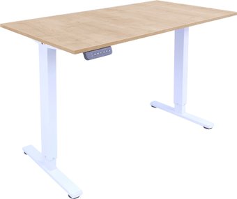 Стол ErgoSmart Electric Desk Light 1200х650х18 мм (дуб натуральный/белый)