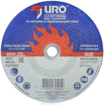 Отрезной диск TURO CP0804104