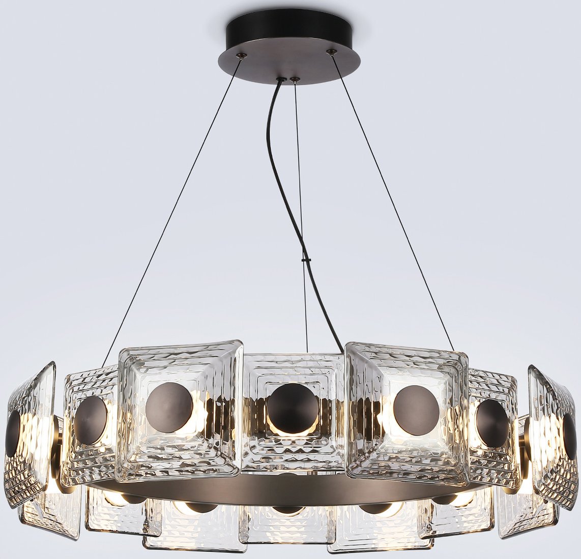 

Подвесная люстра Ambrella light LH31030 GR/SM (серый/дымчатый)