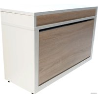 Тумба для обуви Анрат Элана 1к.80 белый+дуб сонома