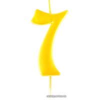 Свеча для торта Meshu Цифра 7 MS_59532 (золото)