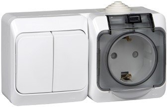 

Розетка Schneider Electric Этюд BPA16-242B