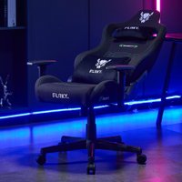 Игровое (геймерское) кресло FLOKY Velocity Black (черный)