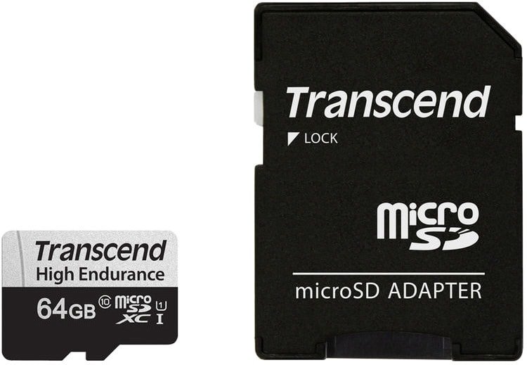 

Карта памяти Transcend microSDXC TS64GUSD350V 64GB (с адаптером)