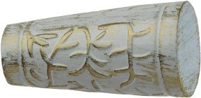 

Наконечник для карниза Lm Decor YF066 Византия 25мм (белое золото)