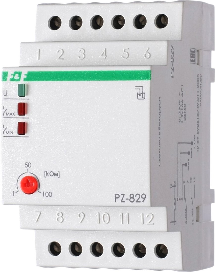 

Реле уровня Евроавтоматика F&F PZ-829 EA08.001.007