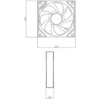 Вентилятор для корпуса Thermalright TL-M12R (черный)