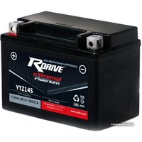 Мотоциклетный аккумулятор RDrive eXtremal Platinum YTZ14S (11.2 А·ч)