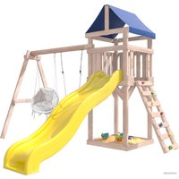 Игровой комплекс National Tree Company С качелями лодочка IgroWoods ДКНП-10 (не окрашен)