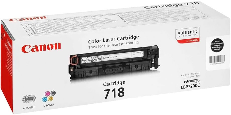 

Картридж Canon 718 Black twin pack (2662B005AA)